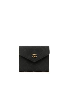 Chanel Cc Satin Flap Coin Pouch Pre- #329886C38B